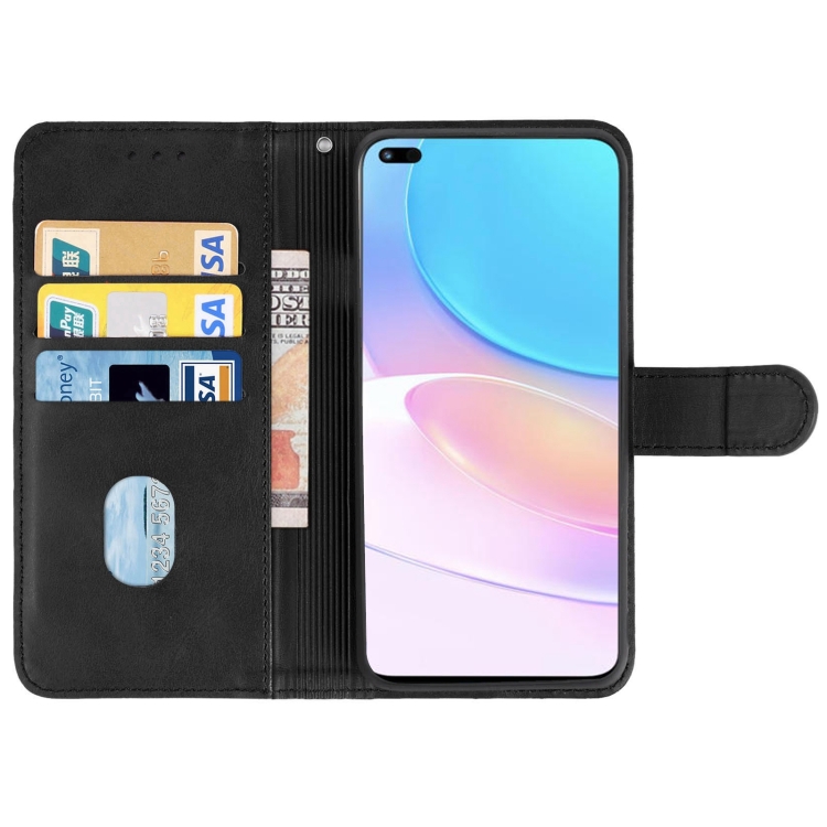 Knižkové puzdro pre Huawei Nova 8i / Honor 50 Lite - Solid čierne