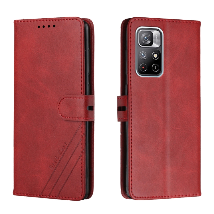 Knižkové puzdro na Xiaomi Redmi Note 11s 5G  - Solid červené