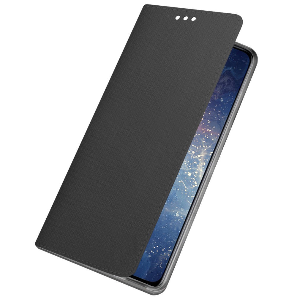 9D SKLO + PUZDRO 2v1 pre Huawei Nova Y70 - Knižkové Magnet čierne