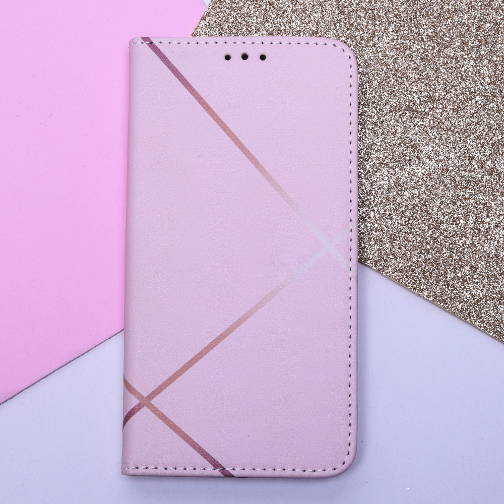 Knižkové puzdro pre Huawei Nova Y70 - Smart Linear ružové