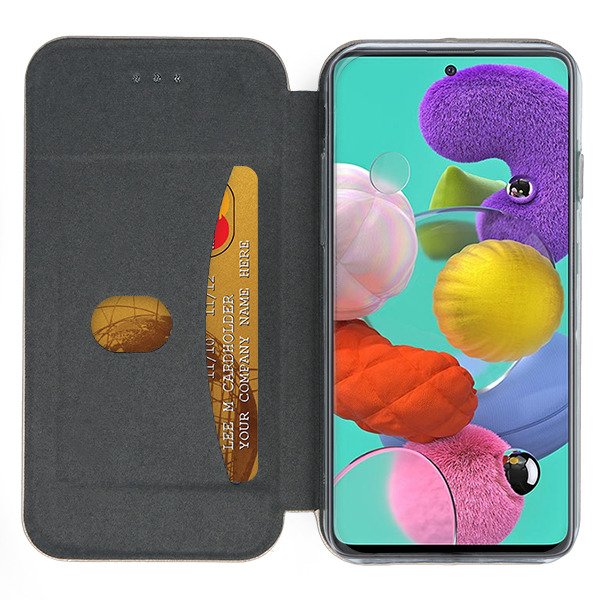 Knižkové puzdro na Samsung Galaxy A51 - Smart Diva sivé