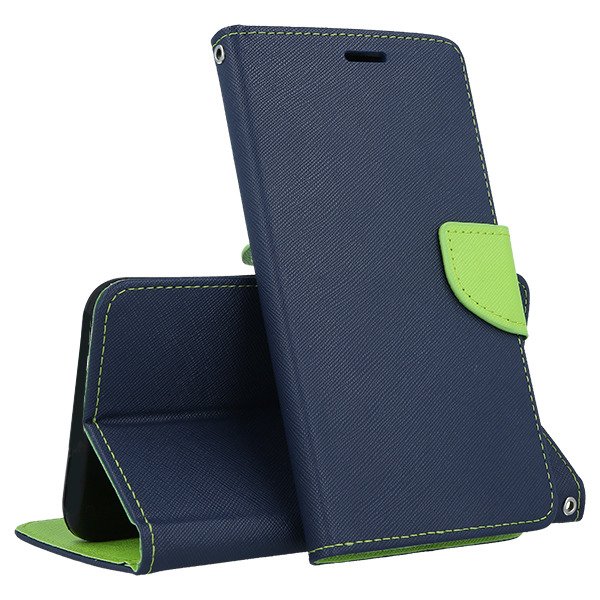Knižkové puzdro Smart Fancy na Samsung Galaxy A20e - modro zelené