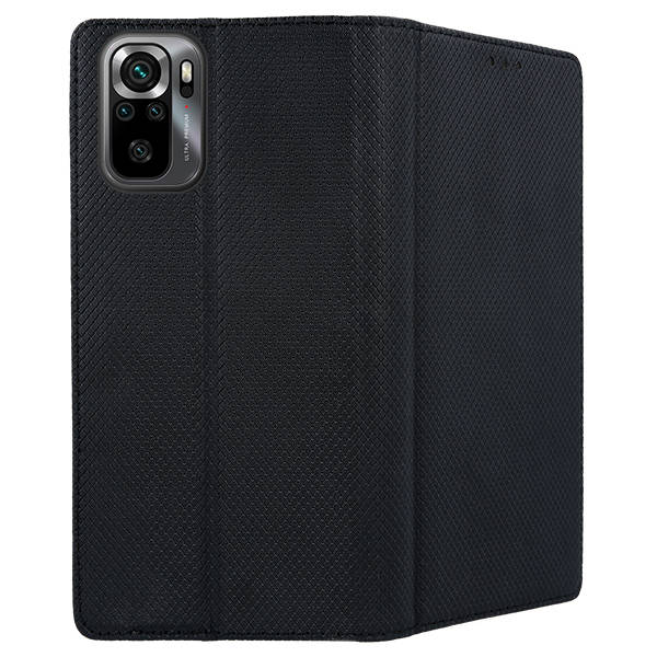 SKLO + PÚZDRO 2v1 pre Xiaomi Poco M5s - Knižkové Magnet čierne