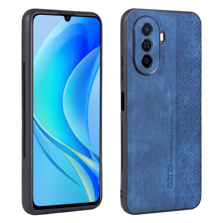 Zadný kryt pre Huawei Nova Y70 - Embossed modrý
