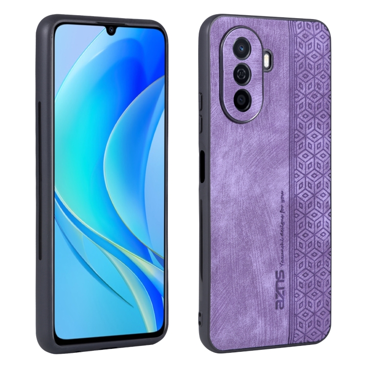 Zadný kryt pre Huawei Nova Y70 - Embossed fialový
