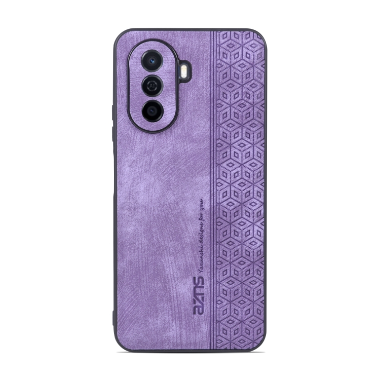 Zadný kryt pre Huawei Nova Y70 - Embossed fialový