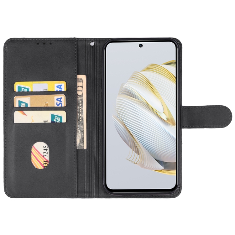 9D SKLO + PUZDRO 2v1 pre Huawei Nova 10 SE - Knižkové Solid čierne