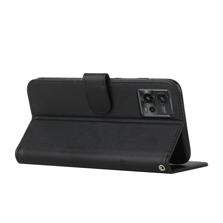 Knižkové puzdro pre Motorola Moto G72 - Solid čierne