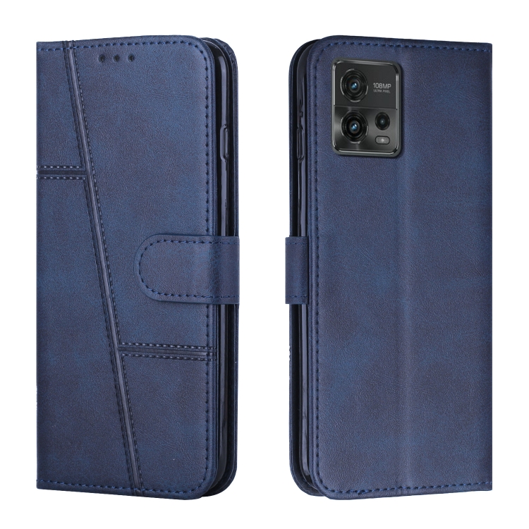 Knižkové puzdro pre Motorola Moto G72 - Solid modré