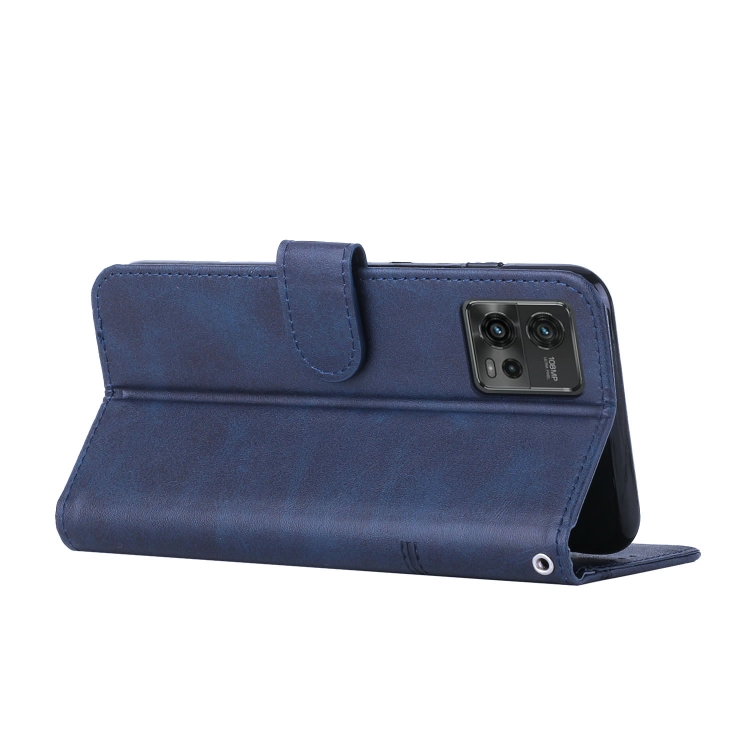 Knižkové puzdro pre Motorola Moto G72 - Solid modré