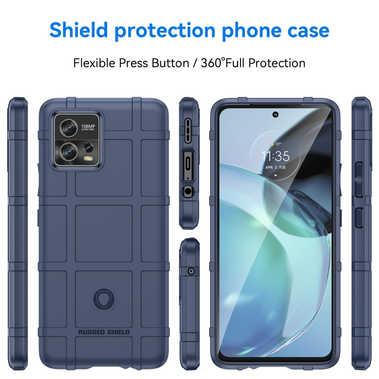 9D SKLO + PUZDRO 2v1 pre Motorola Moto G72 - Tvrdené Coverage modré