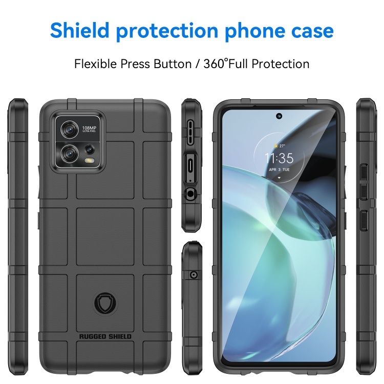 Tvrdený kryt Coverage pre Motorola Moto G72 - čierny