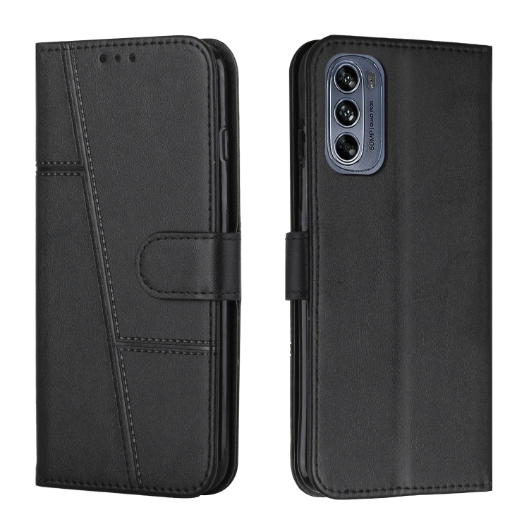 Knižkové puzdro pre Motorola Moto G62 5G - Solid čierne