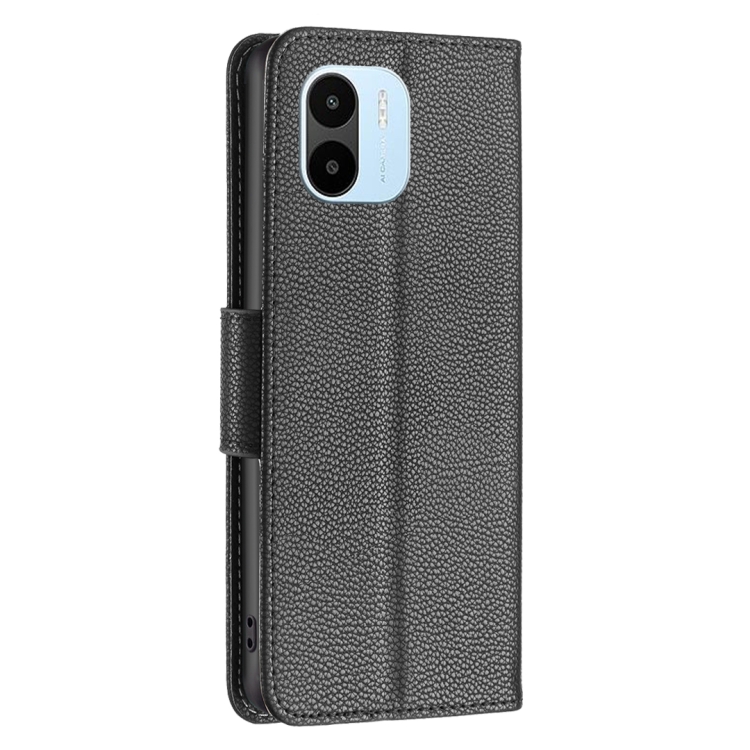 SKLO + PUZDRO 2v1 pre Xiaomi Redmi A1 / Redmi A2 - Knižkové Solid čierne