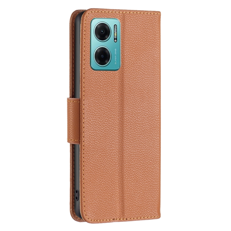 SKLO + PUZDRO 2v1 pre Xiaomi Redmi 10 5G - Knižkové Solid hnedé