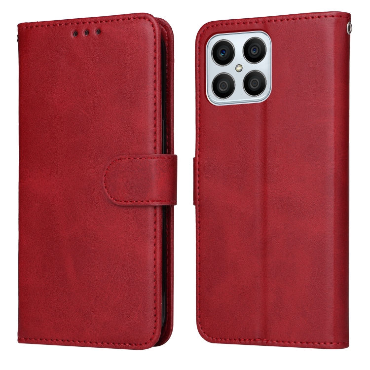Knižkové puzdro pre Honor X6 / Honor X8 5G - SOLID červené