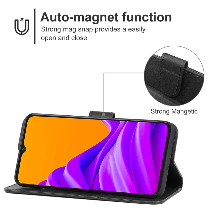 Knižkové puzdro pre Samsung Galaxy Xcover 6 Pro - SOLID čierne