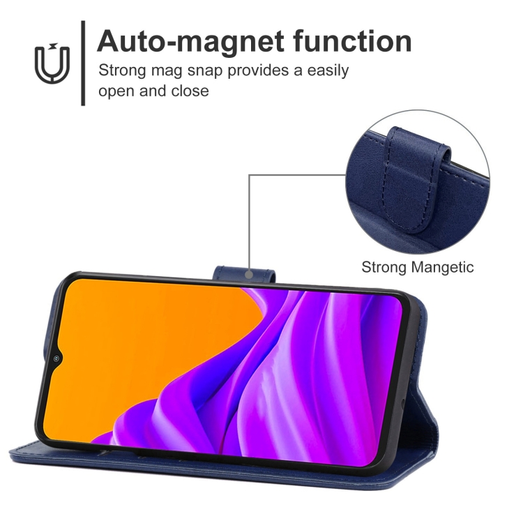 Knižkové puzdro pre Samsung Galaxy Xcover 6 Pro - SOLID modré