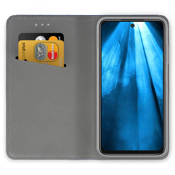 9D SKLO + PUZDRO 2v1 pre Motorola Moto G72 - Knižkové Magnet zelené