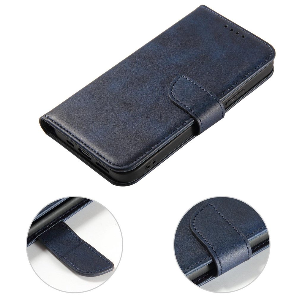 SKLO + PUZDRO 2v1 pre Samsung Galaxy A23 / A23 5G - Knižkové SOLID modré