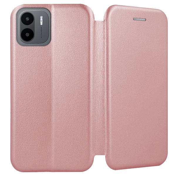 SKLO + PUZDRO 2v1 pre Xiaomi Redmi A1 / Redmi A2 - Knižkové DIVA ružové