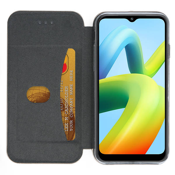 SKLO + PUZDRO 2v1 pre Xiaomi Redmi A1 / Redmi A2 - Knižkové DIVA ružové