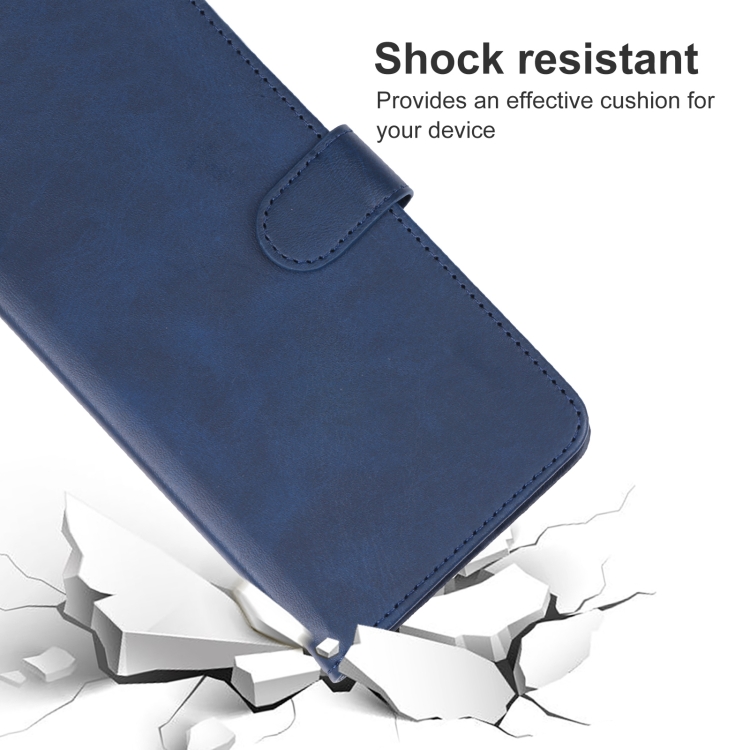 Knižkové puzdro pre Motorola Moto G53 5G - SOLID modré