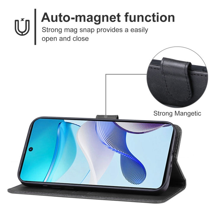 Knižkové puzdro pre Motorola Moto G53 5G - SOLID čierne