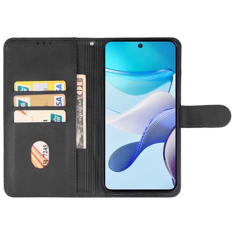 Knižkové puzdro pre Motorola Moto G53 5G - SOLID čierne