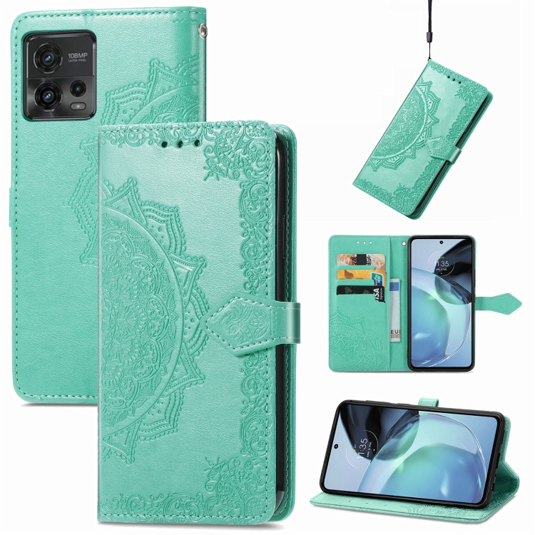 Knižkové puzdro pre Motorola Moto G72 - Calf zelené