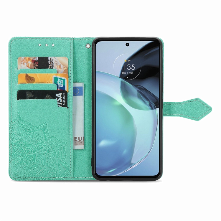 Knižkové puzdro pre Motorola Moto G72 - Calf zelené