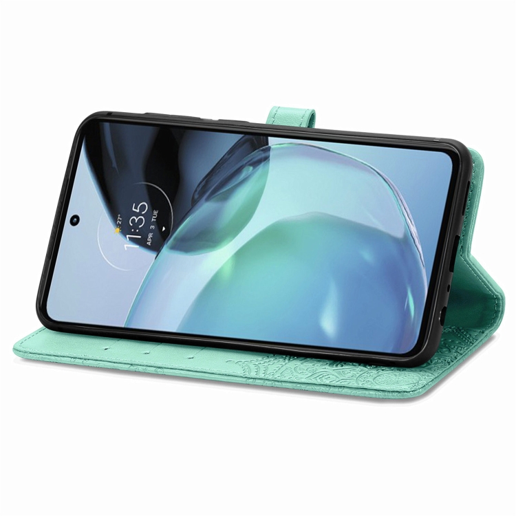 Knižkové puzdro pre Motorola Moto G72 - Calf zelené