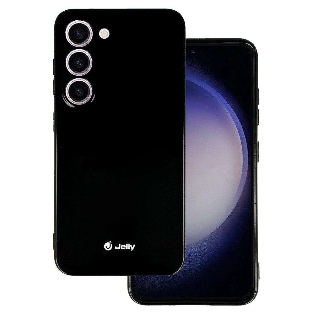Silikónový kryt pre Samsung Galaxy S23 5G - Jelly čierny
