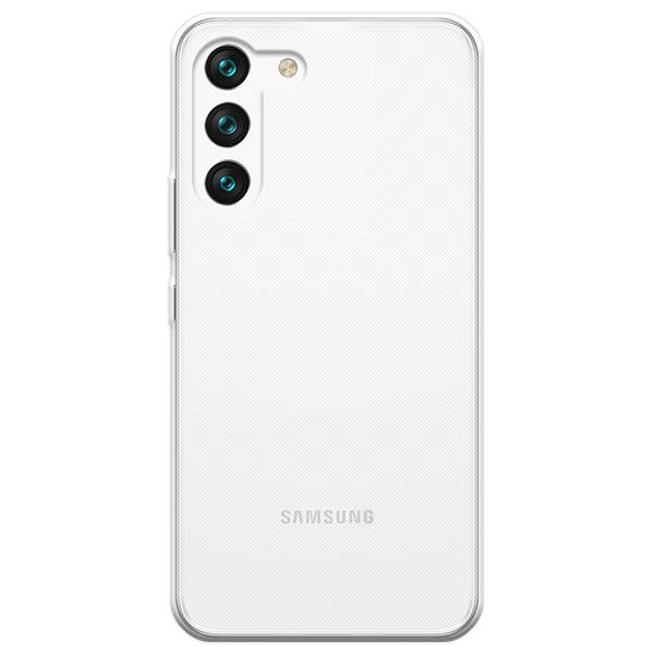 SKLO + PUZDRO 2v1 pre Samsung Galaxy S23 Plus 5G - Silikónové priesvitné