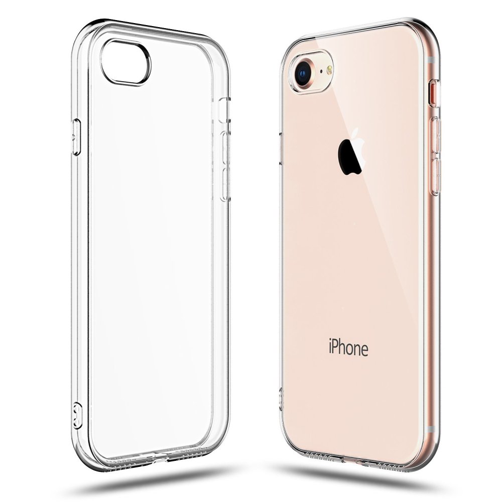 SKLO + PÚZDRO 2v1 pre iPhone 7, 8, SE 2 priesvitné
