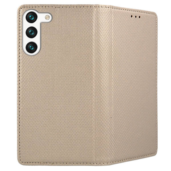 Knižkové puzdro pre Samsung Galaxy S23 Plus 5G - Smart MAGNET zlaté