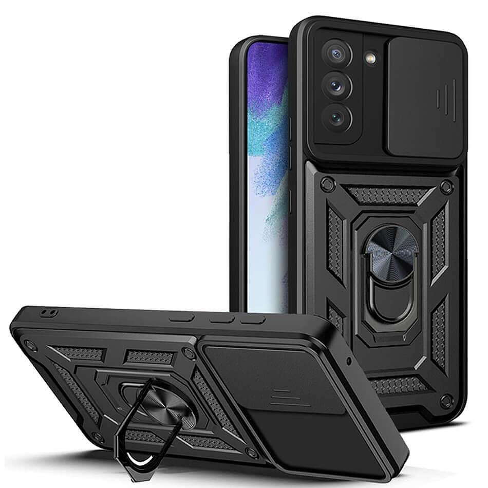 Tvrdený kryt pre Samsung Galaxy S23 Plus 5G - RING Armor čierny