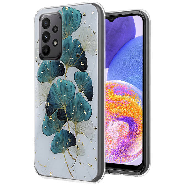 SKLO + PUZDRO 2v1 pre Samsung Galaxy A23 / A23 5G - Glam Leaves