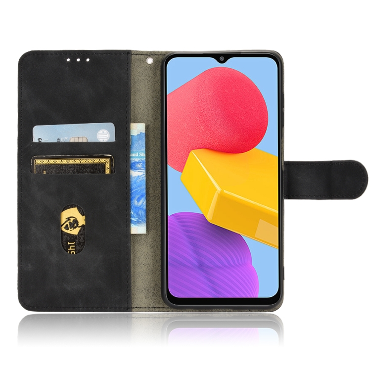 9D SKLO + PUZDRO 2v1 pre Samsung Galaxy M13 - Knižkové Solid čierne