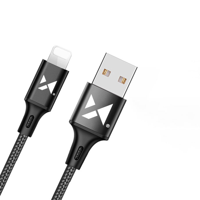 Wozinsky kábel USB - Lightning 2,4A 1m čierny (WUC-L1B)