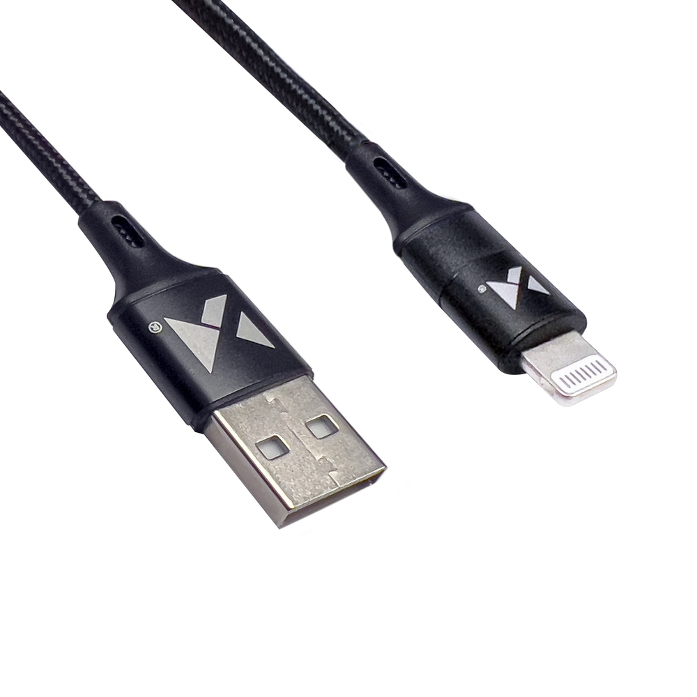 Wozinsky kábel USB - Lightning 2,4A 1m čierny (WUC-L1B)