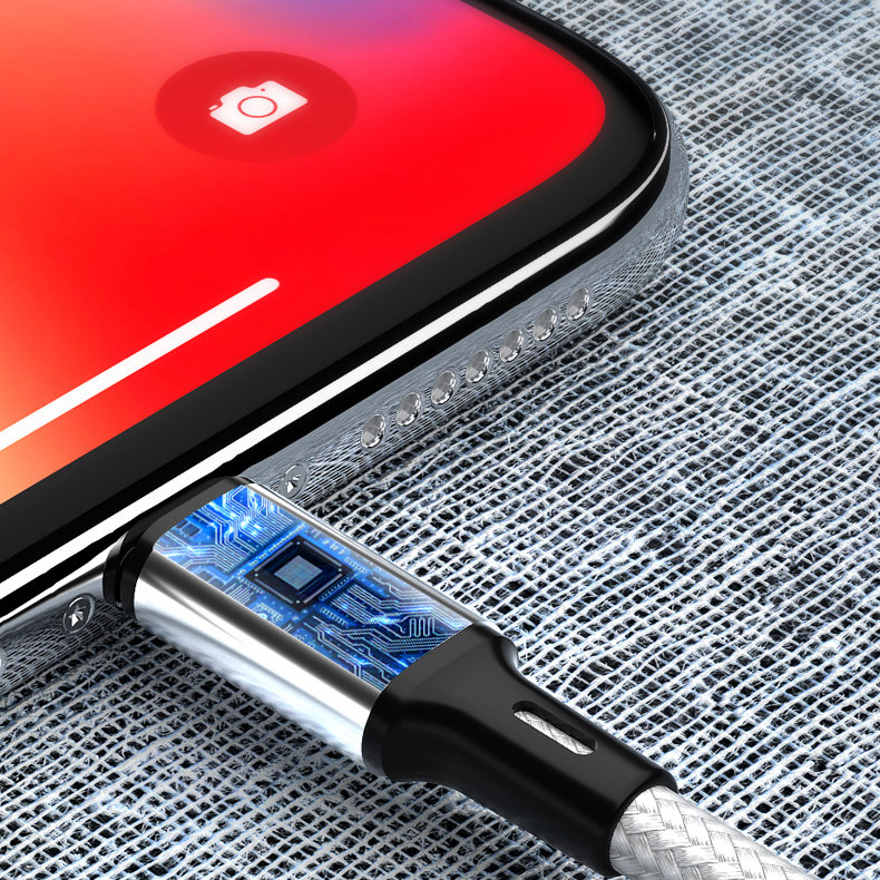 Wozinsky kábel USB kábel - Lightning 2,4A 1m červený (WUC-L1R)
