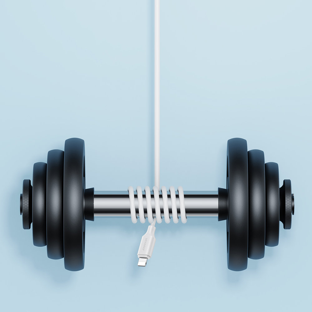 USB nabíjací / dátový kábel Joyroom – Lightning 2,4A 0,25 m biely (S-UL012A9)