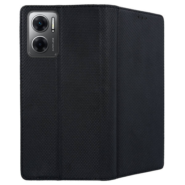 SKLO + PUZDRO 2v1 pre Xiaomi Redmi 10 5G - Knižkové MAGNET čierne