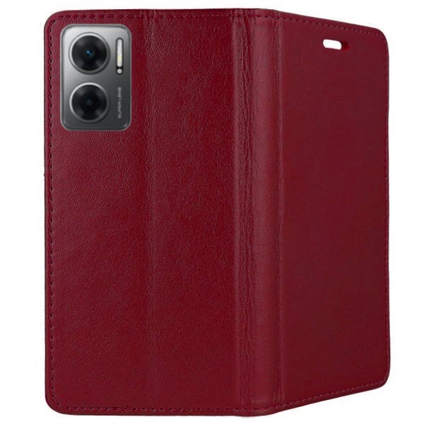 Knižkové puzdro pre Xiaomi Redmi 10 5G - SMART MAGNETIC bordové