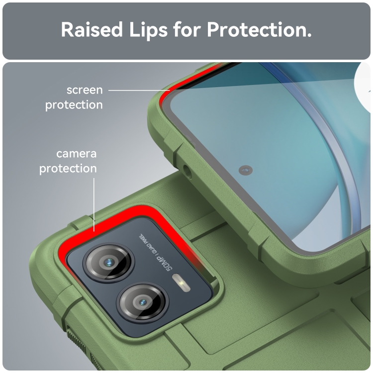 9D SKLO + PUZDRO 2v1 pre Motorola Moto G53 5G - Tvrdené COVERAGE zelené