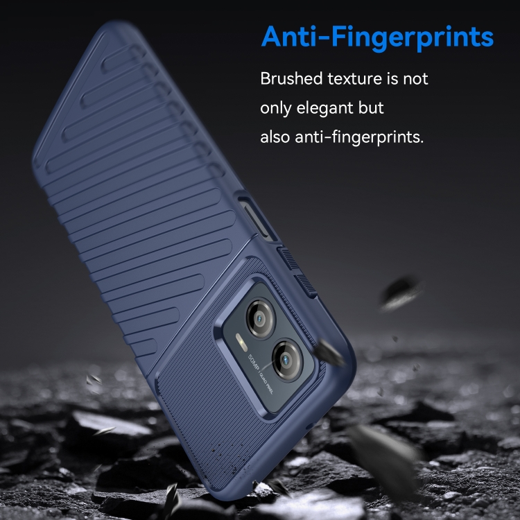 Tvrdený kryt pre Motorola Moto G53 5G - THUNDER modrý