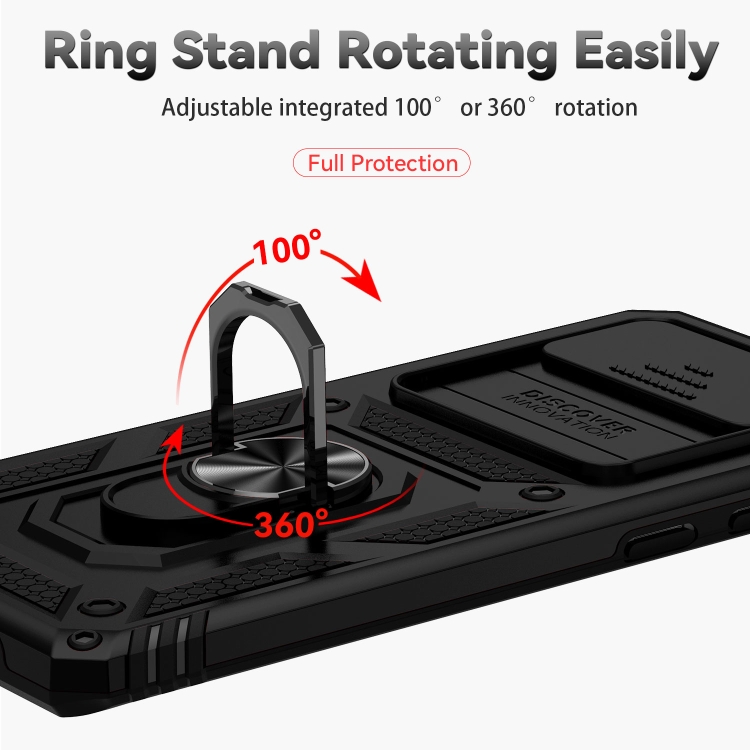 Tvrdený kryt pre Samsung Galaxy S10 Plus - RING ARMOR čierny