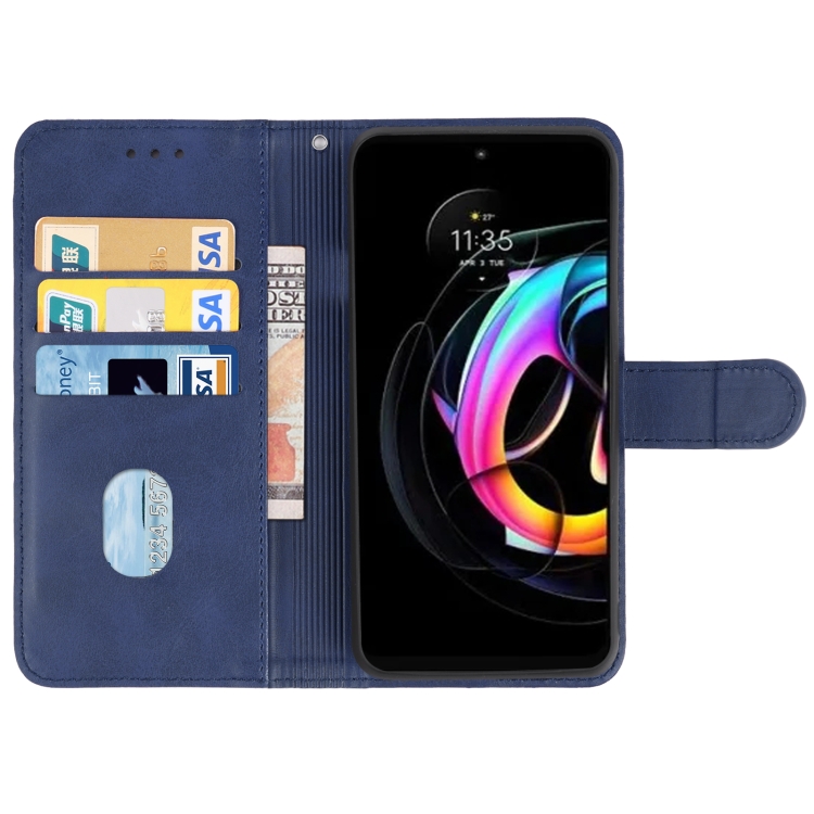 9D SKLO + PUZDRO 2v1 pre Motorola Edge 30 Neo - Knižkové SOLID modré