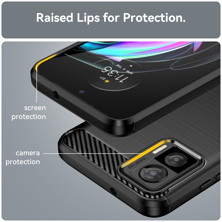 9D SKLO + PUZDRO 2v1 pre Motorola Edge 30 Neo - CARBON čierne